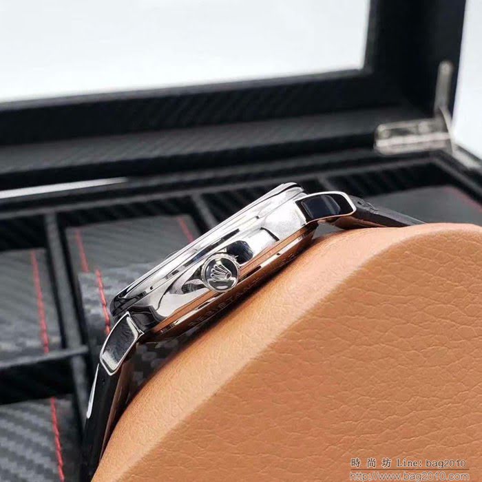 ROLEX勞力士 2019款 切利尼 百搭款 深邃藍 針扣 背透 防水 男士腕表  wssb4204